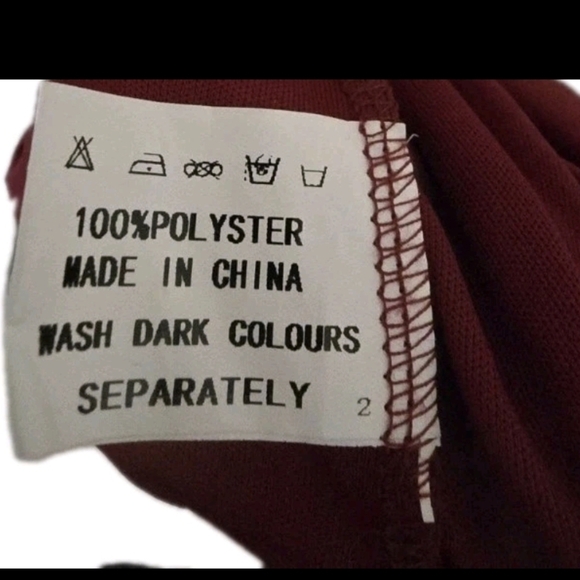 Nemidor Burgundy Lace Maxi  Bridesmaid Formal Gown Holiday Size 20 - Picture 15 of 15